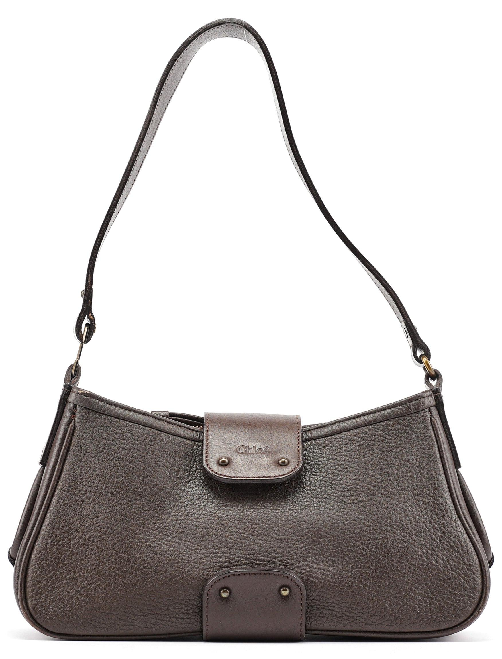 Brown Leather Shoulder Bag