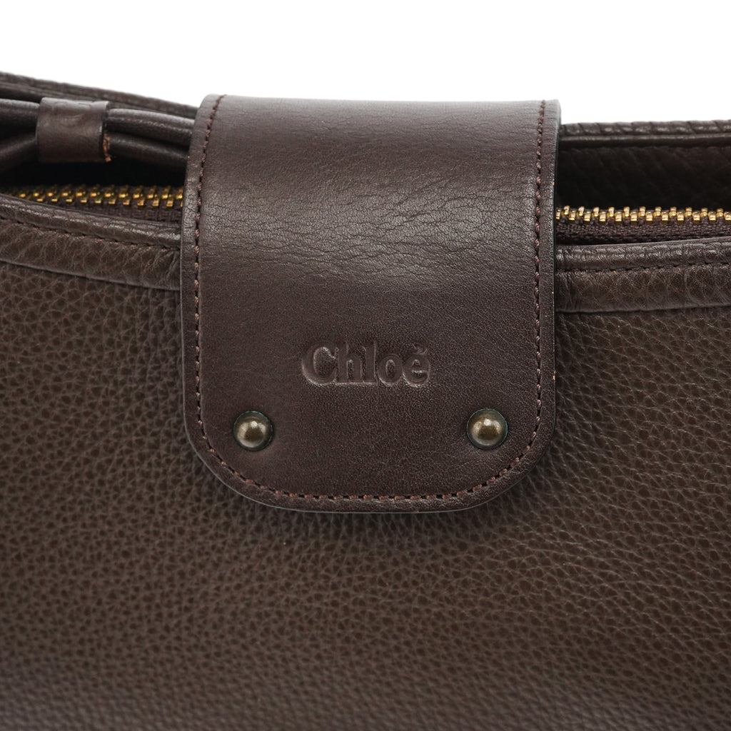 Brown Leather Shoulder Bag