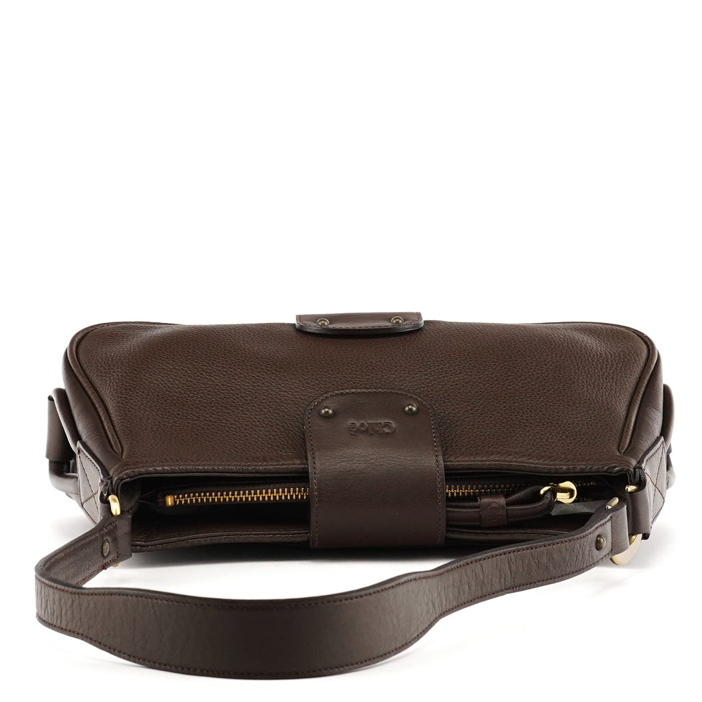 Brown Leather Shoulder Bag