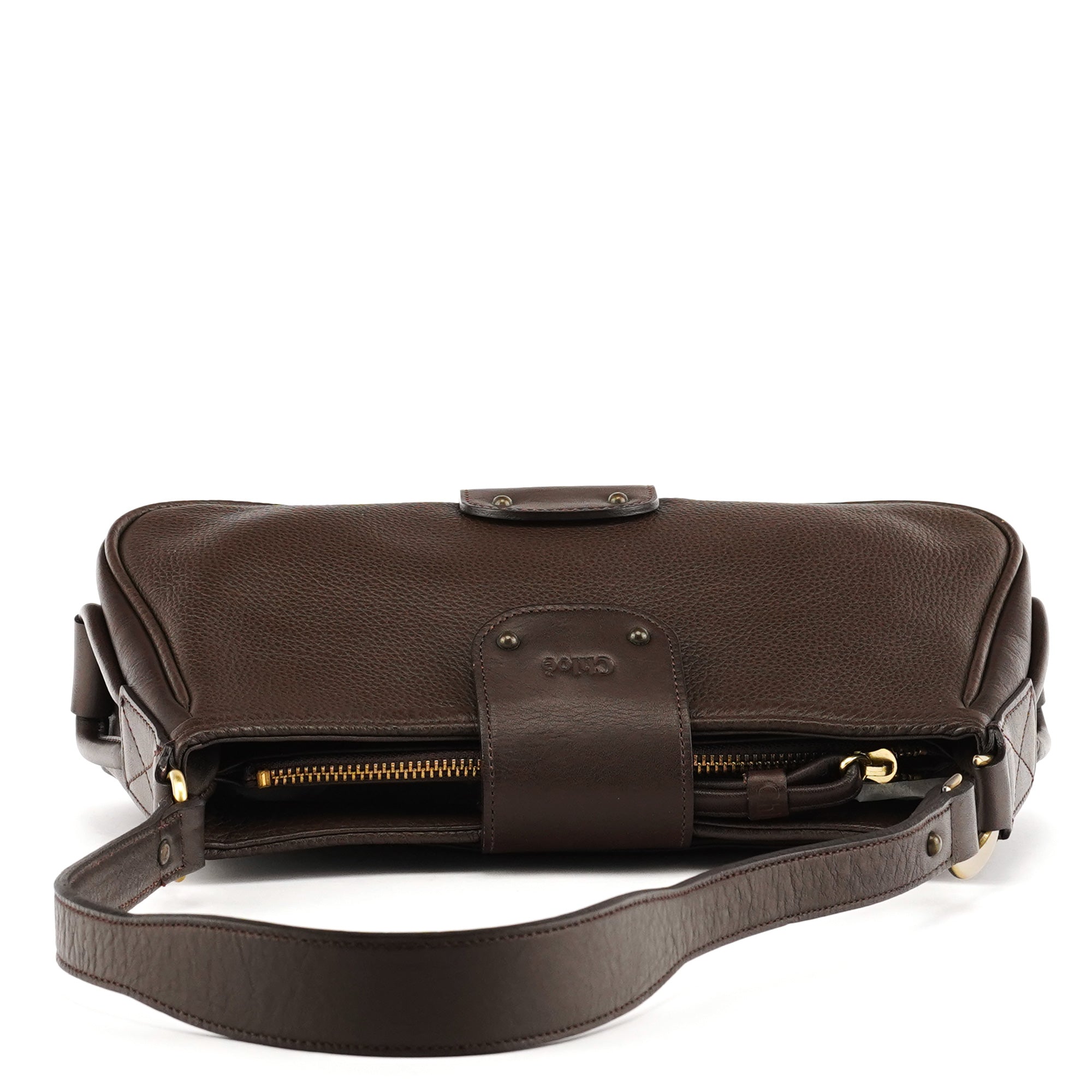 Brown Leather Shoulder Bag