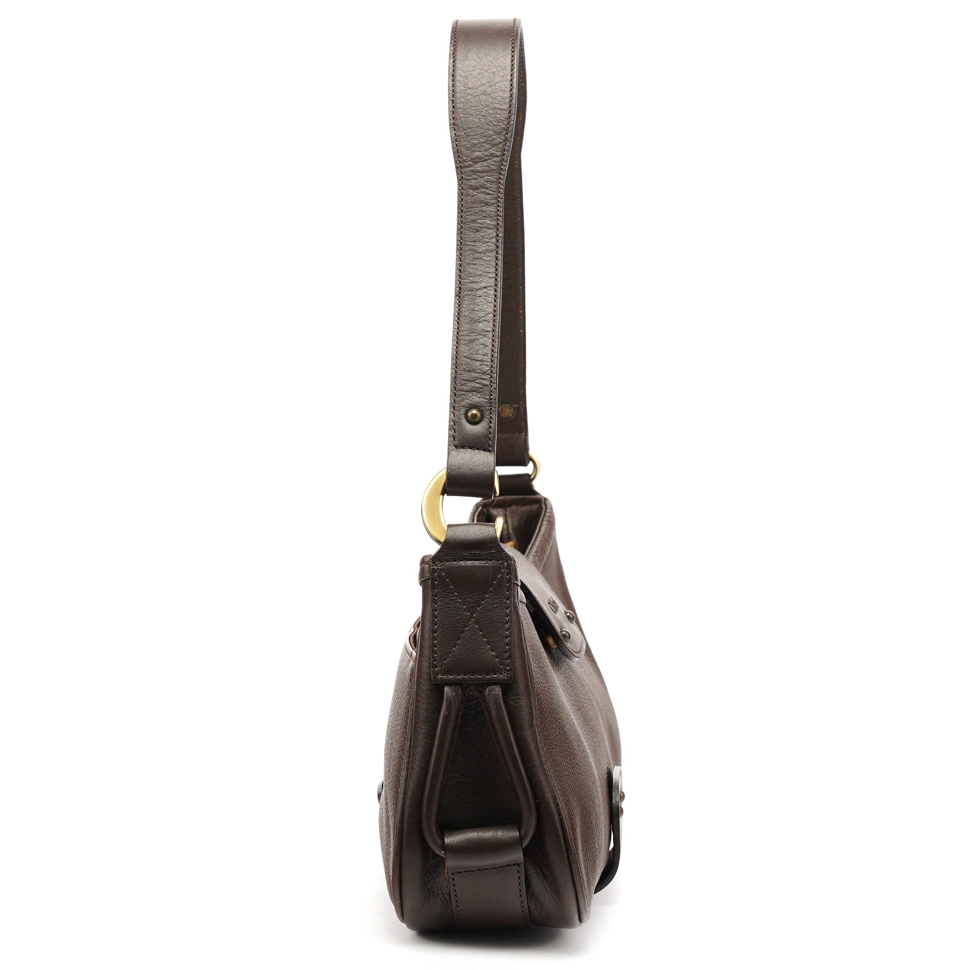 Brown Leather Shoulder Bag
