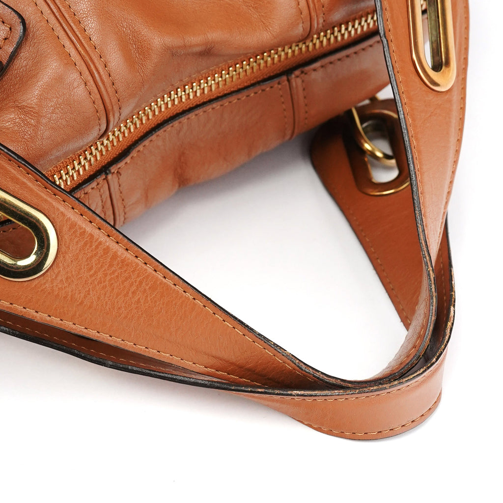 Brown Leather Tassel Paraty 2-Way Bag
