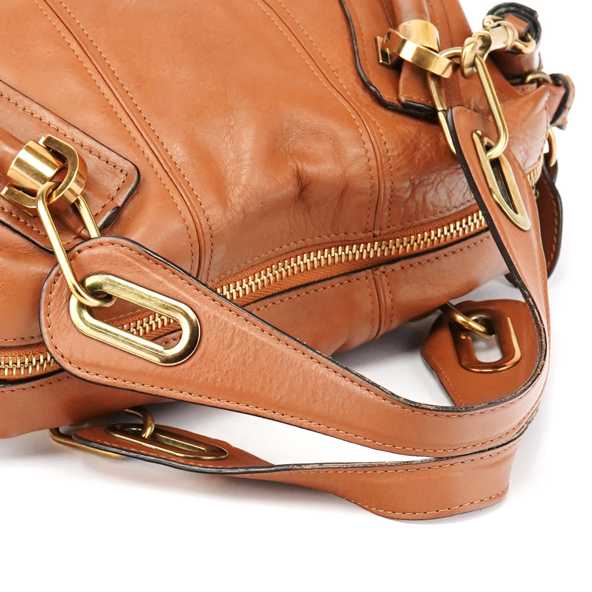 Brown Leather Tassel Paraty 2-Way Bag