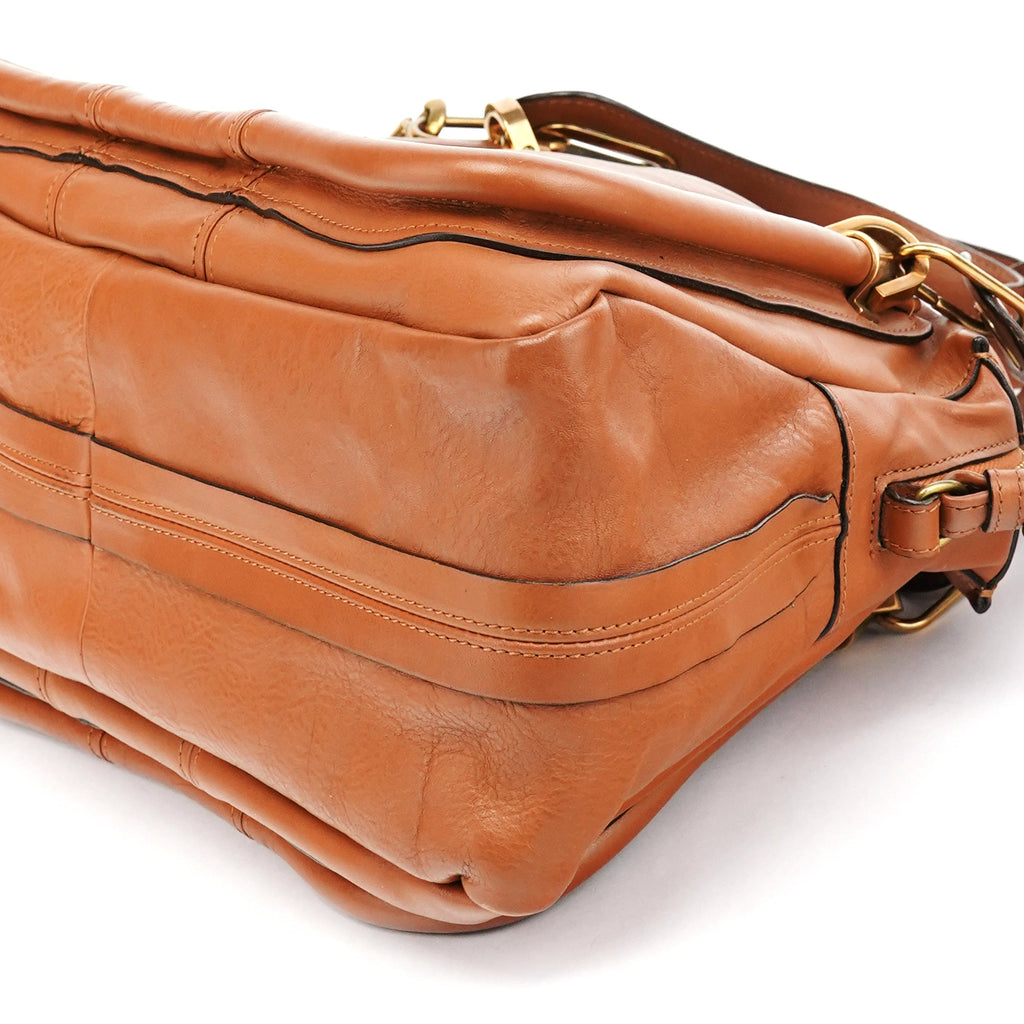 Brown Leather Tassel Paraty 2-Way Bag