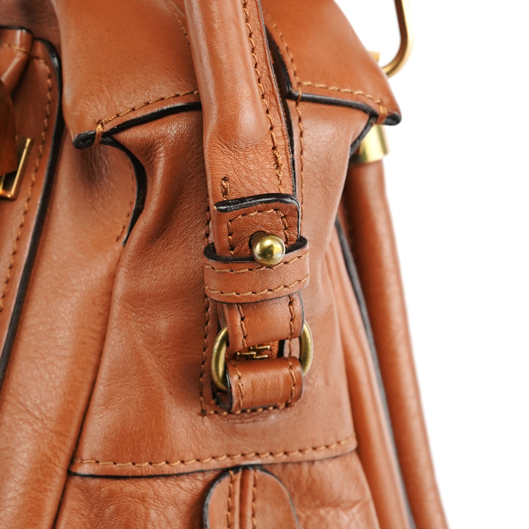 Brown Leather Tassel Paraty 2-Way Bag