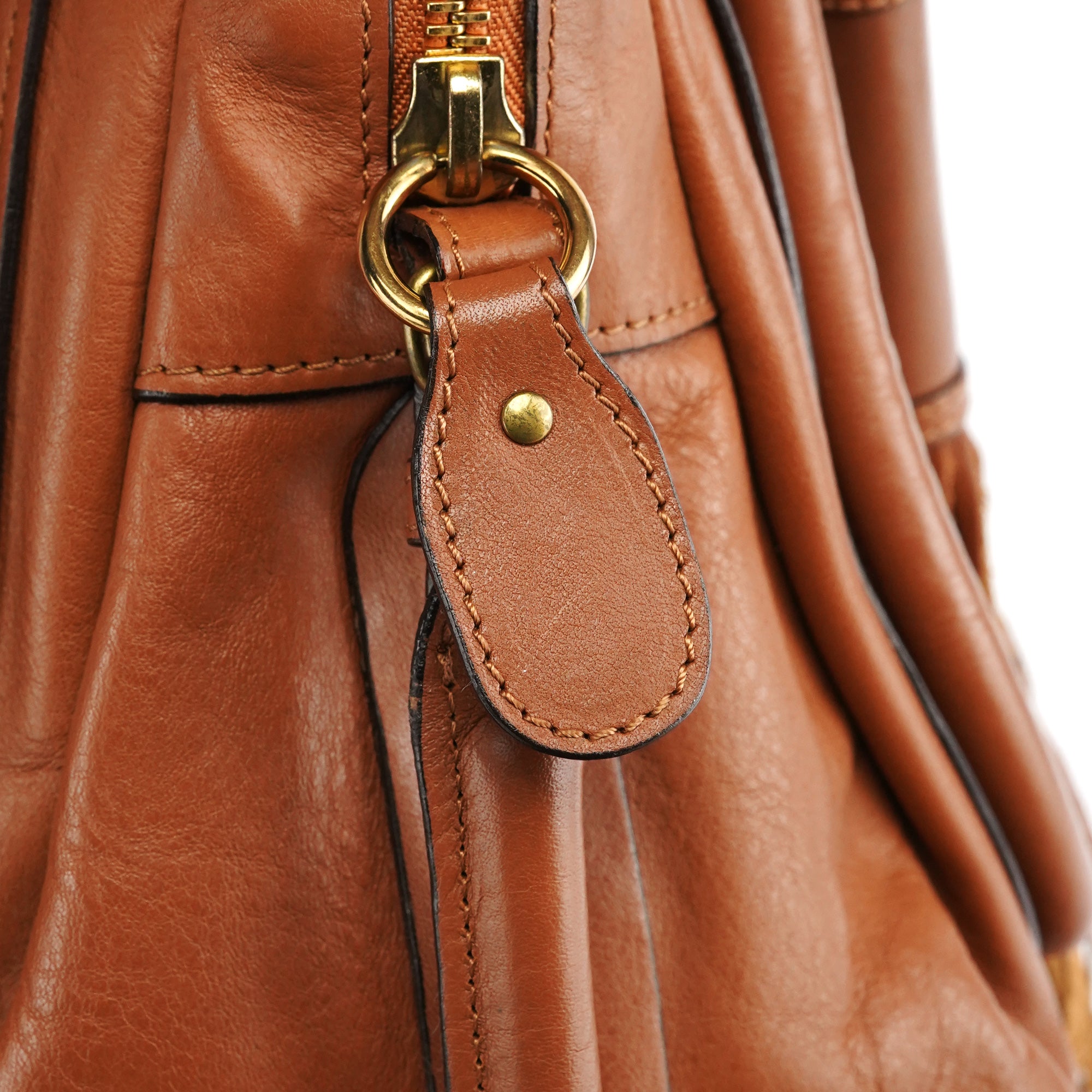 Brown Leather Tassel Paraty 2-Way Bag
