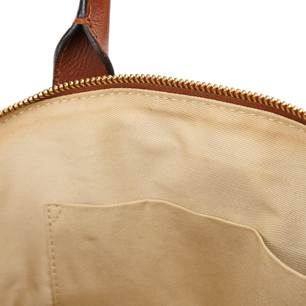 Brown Leather Tote Bag