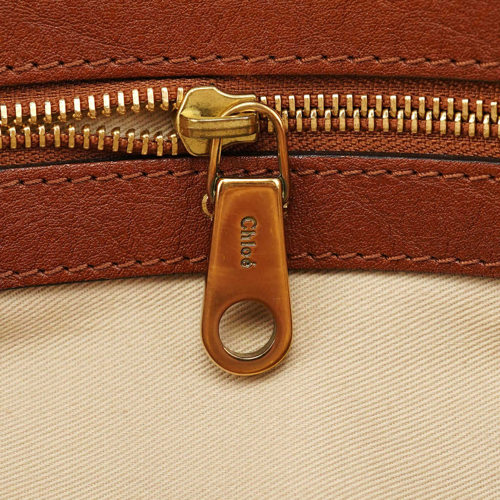 Brown Leather Tote Bag