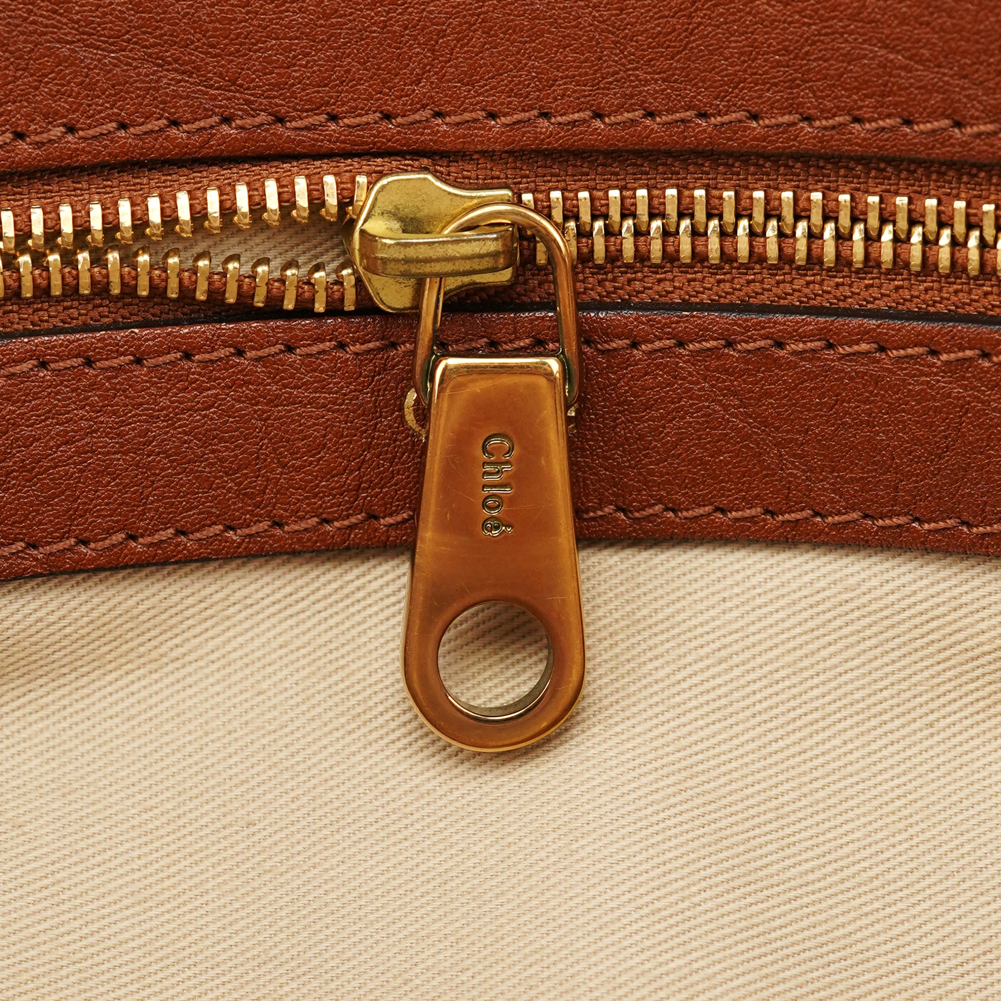 Brown Leather Tote Bag