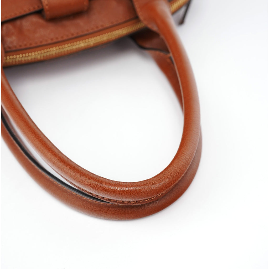 Brown Leather Tote Bag