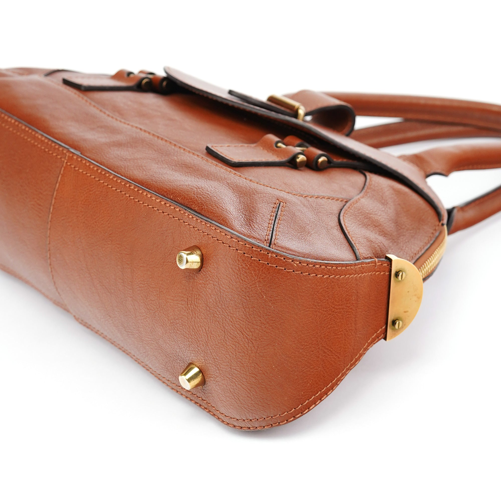 Brown Leather Tote Bag