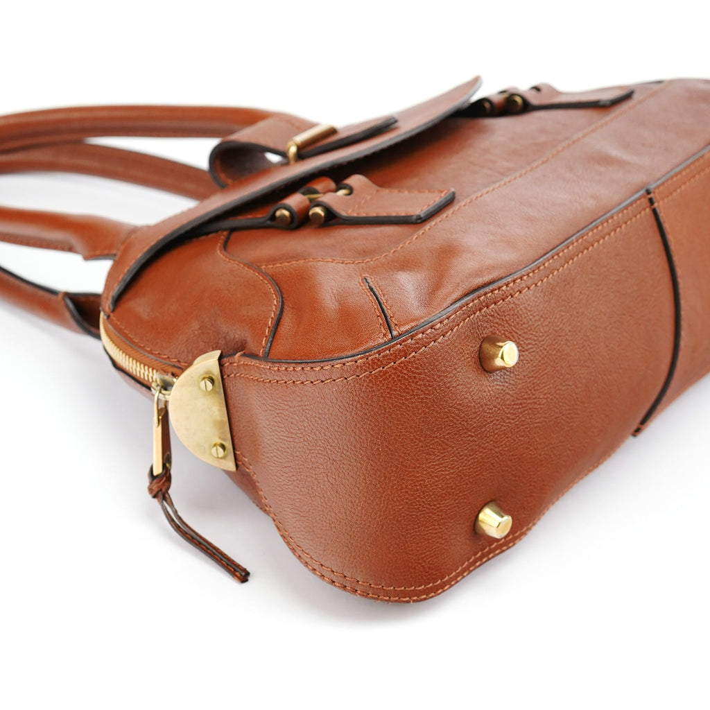 Brown Leather Tote Bag