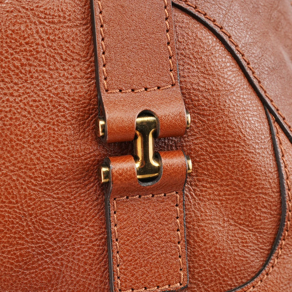 Brown Leather Tote Bag