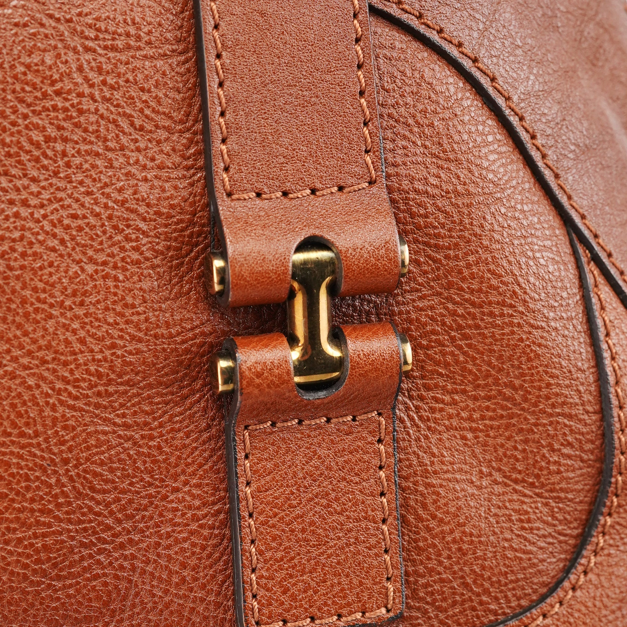 Brown Leather Tote Bag