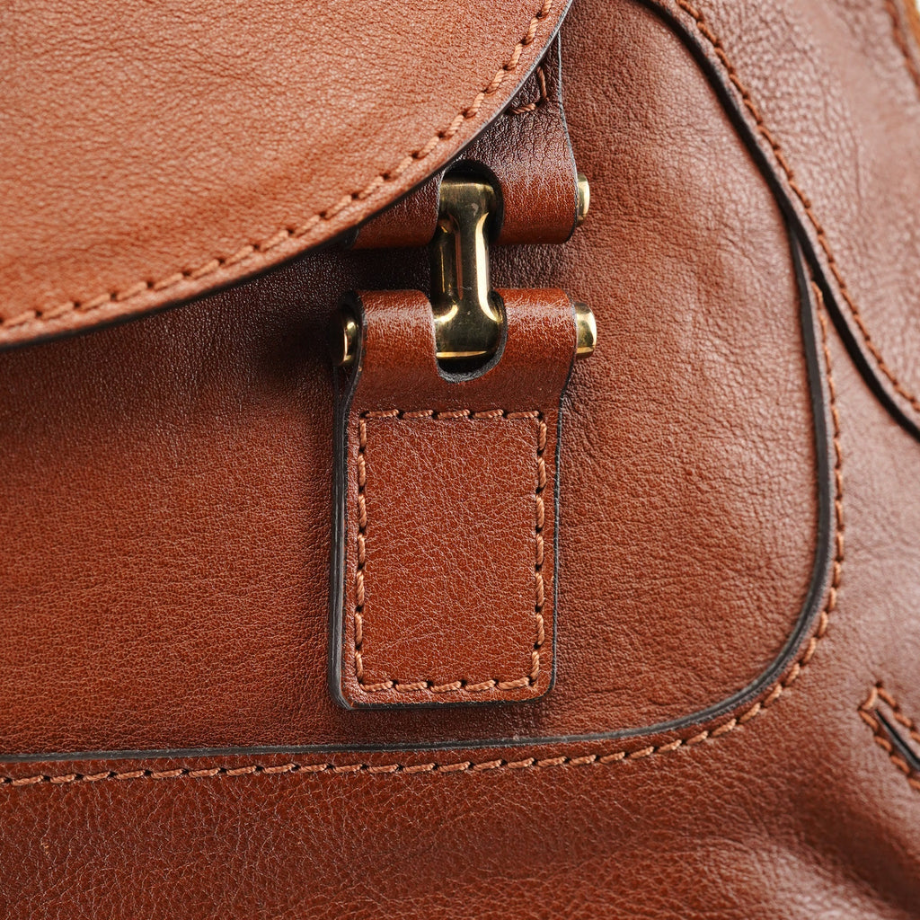 Brown Leather Tote Bag