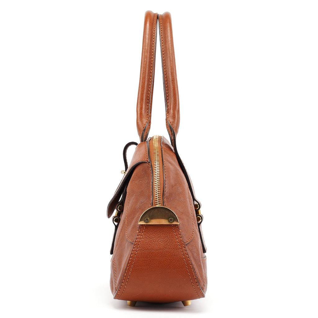 Brown Leather Tote Bag