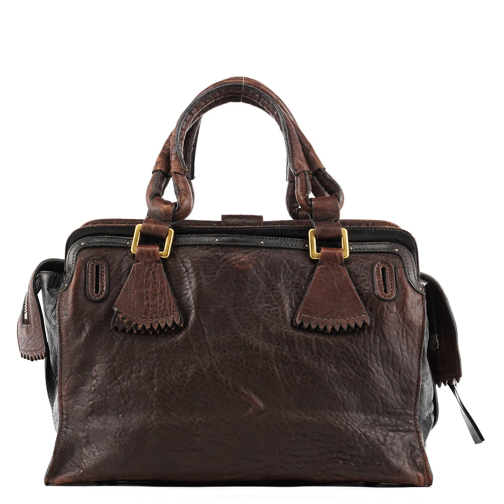 Brown Leather Tote Bag