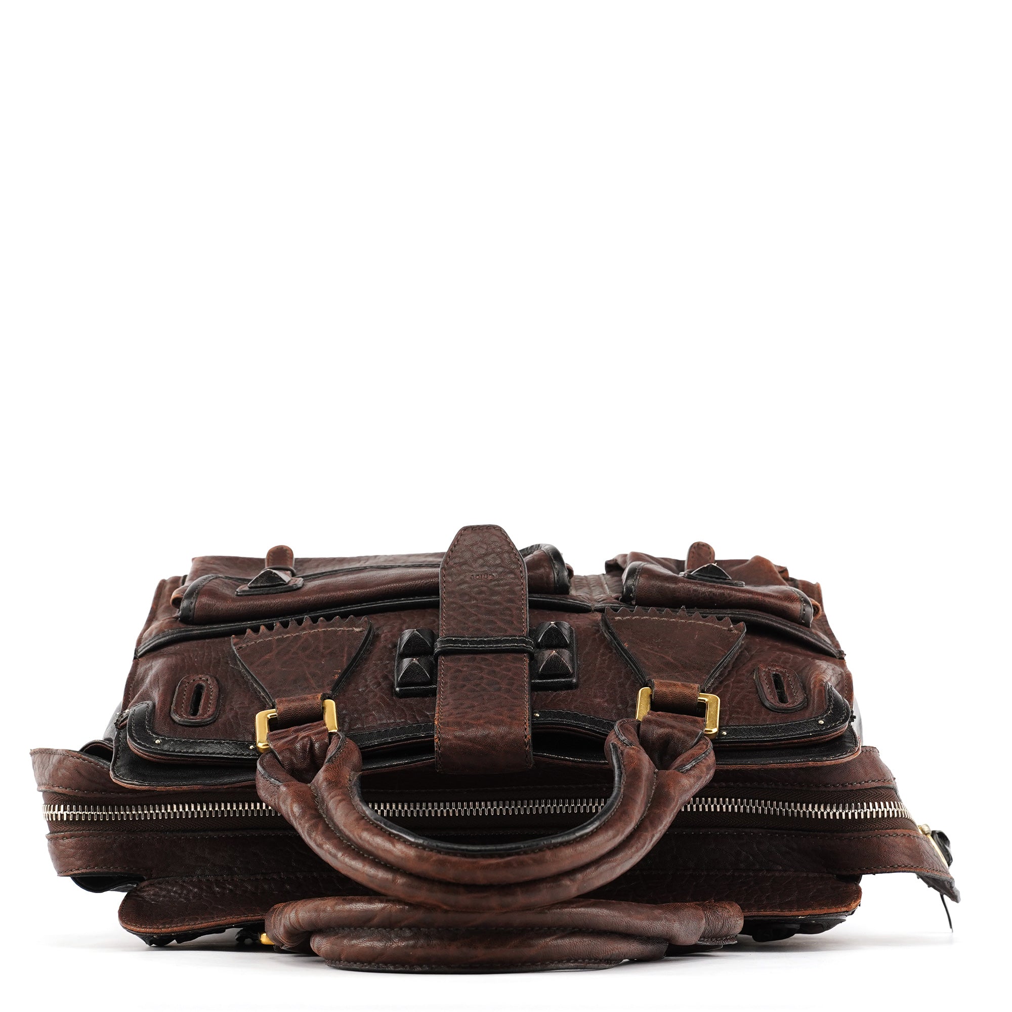 Brown Leather Tote Bag