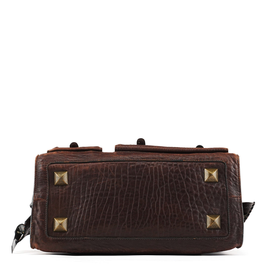Brown Leather Tote Bag