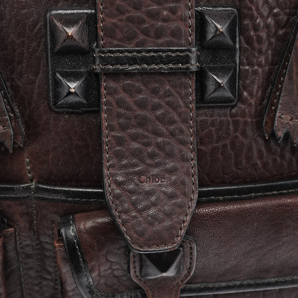 Brown Leather Tote Bag
