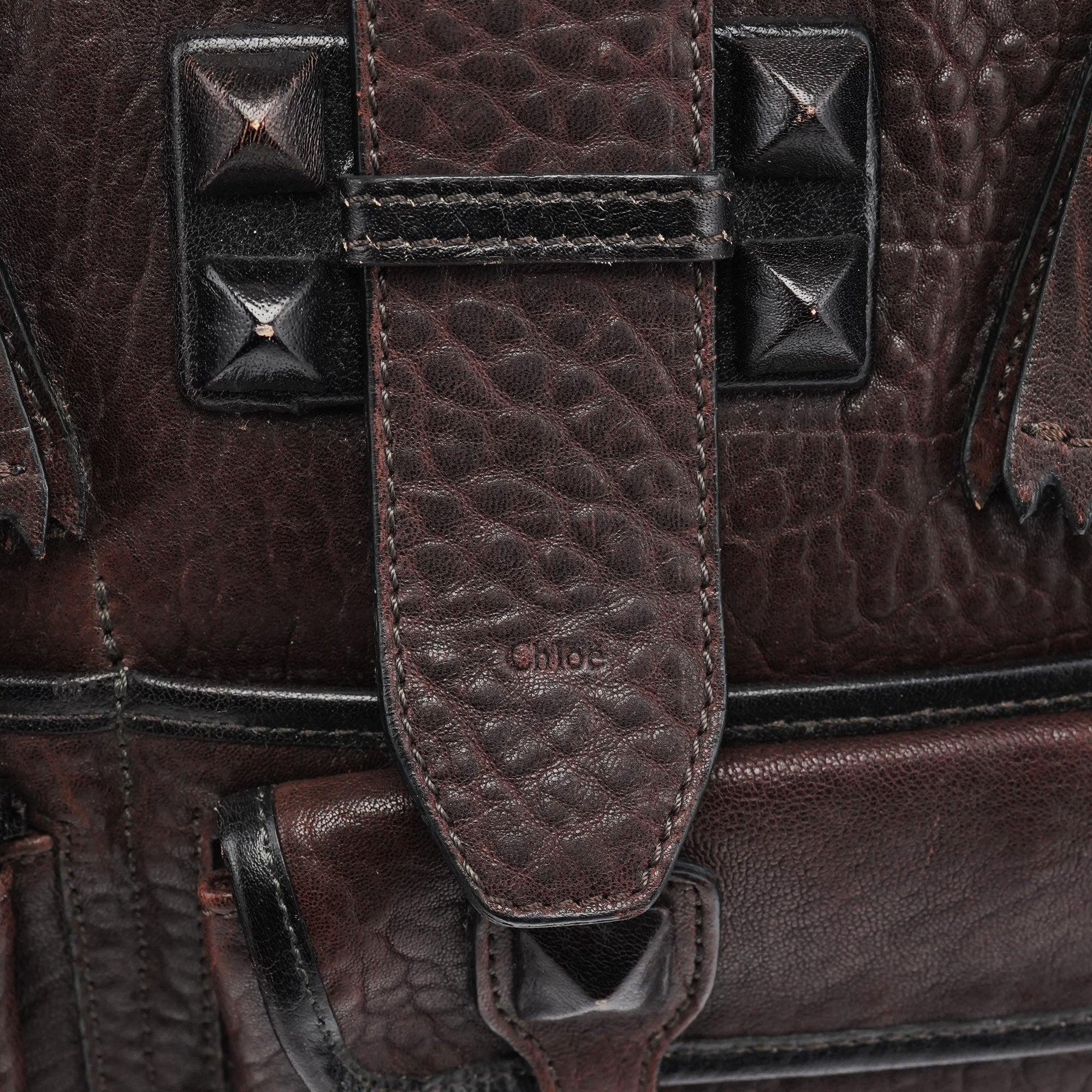 Brown Leather Tote Bag