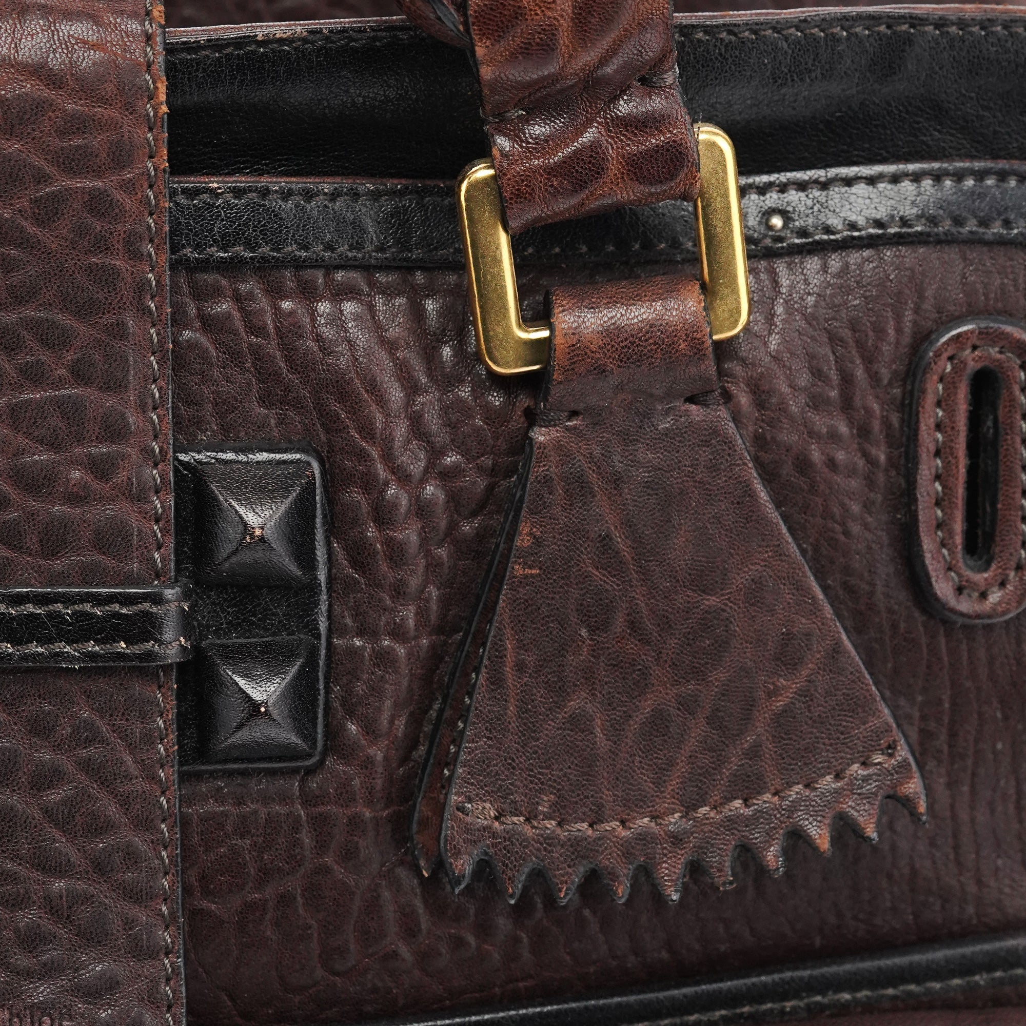 Brown Leather Tote Bag