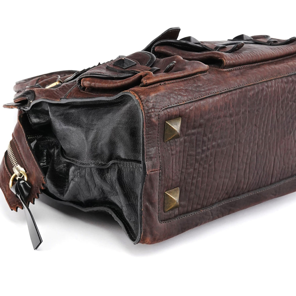 Brown Leather Tote Bag