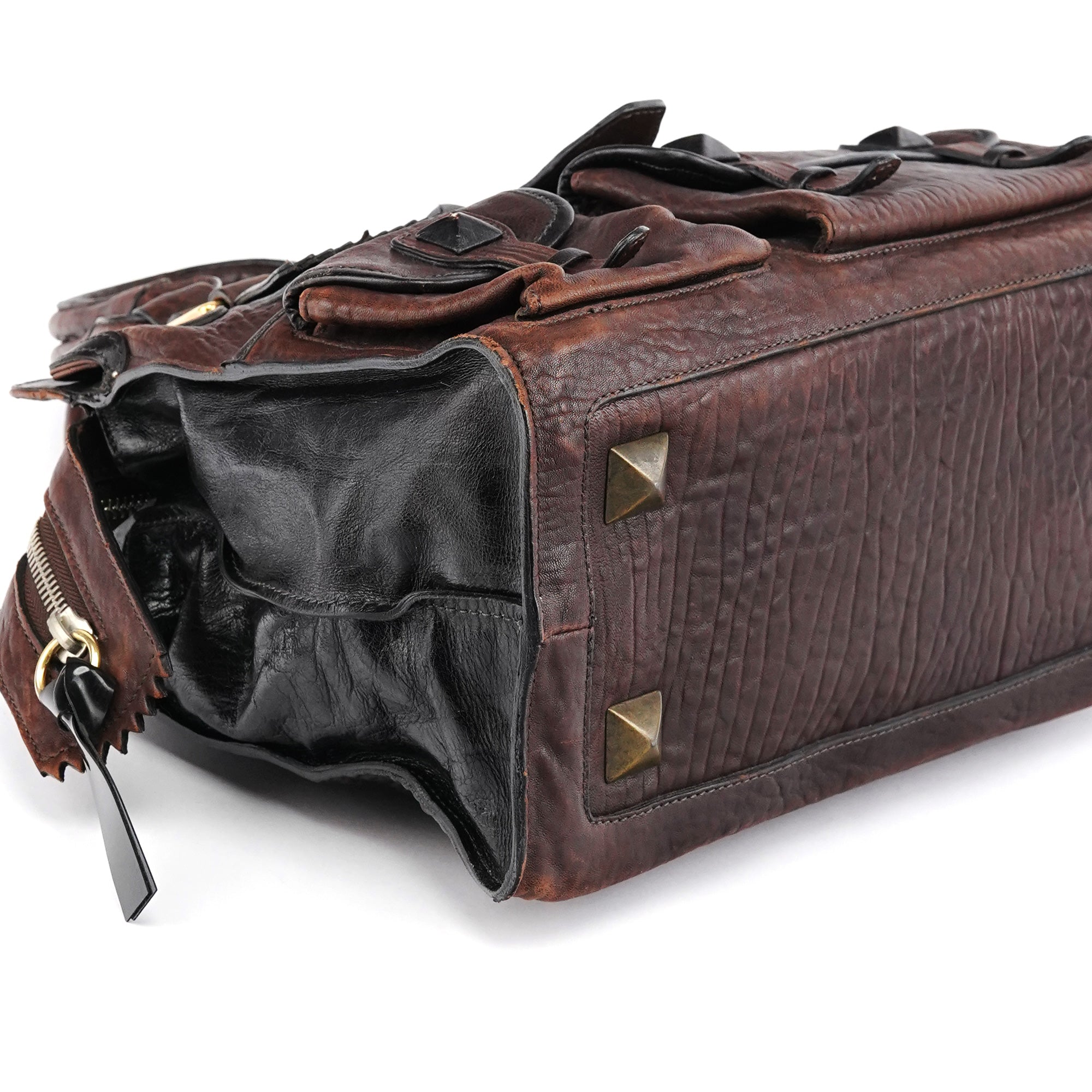 Brown Leather Tote Bag