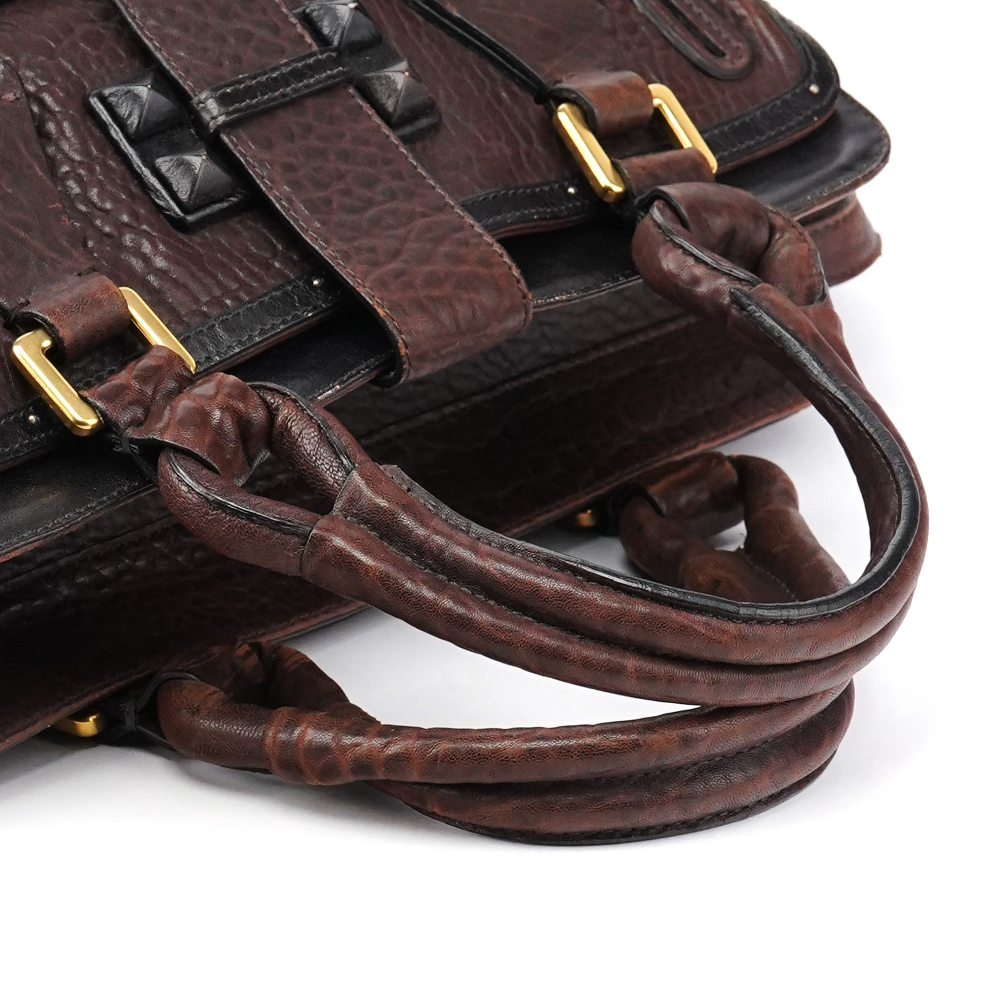 Brown Leather Tote Bag