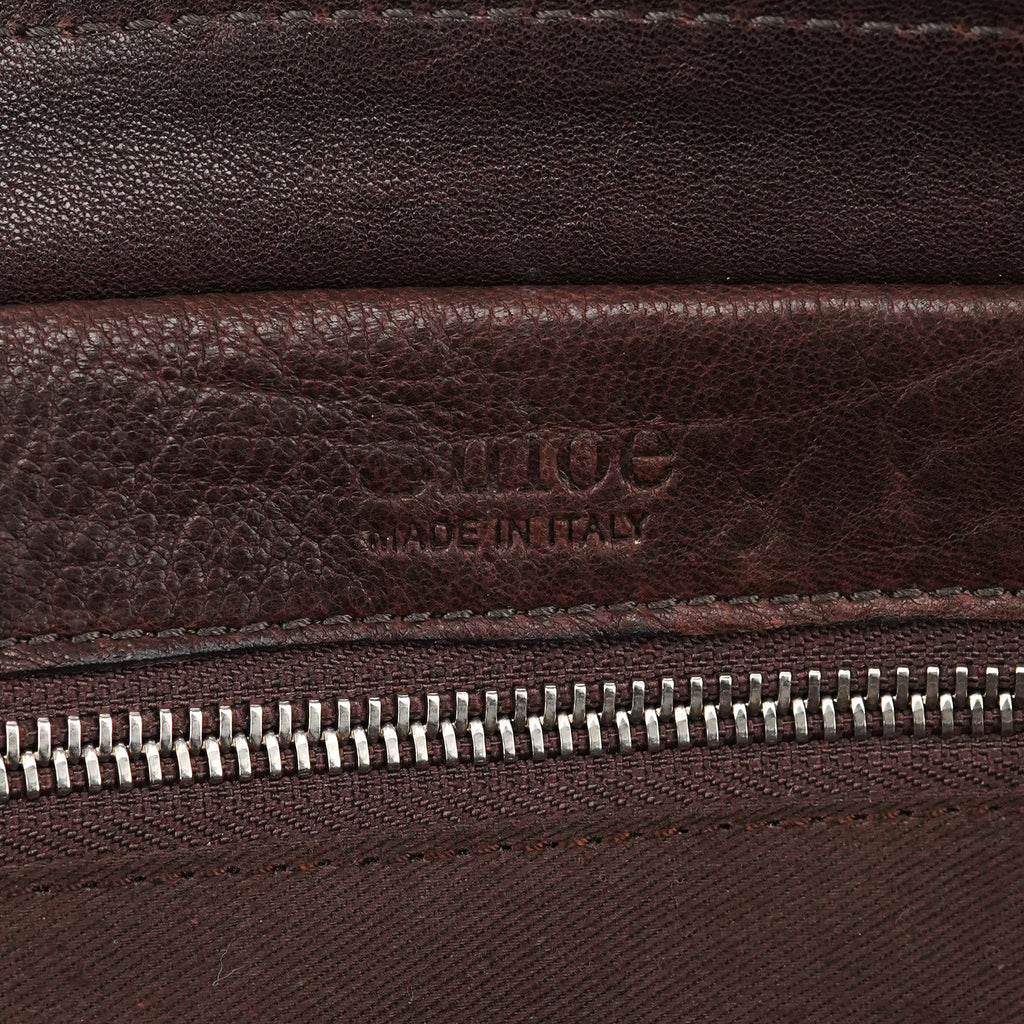 Brown Leather Tote Bag