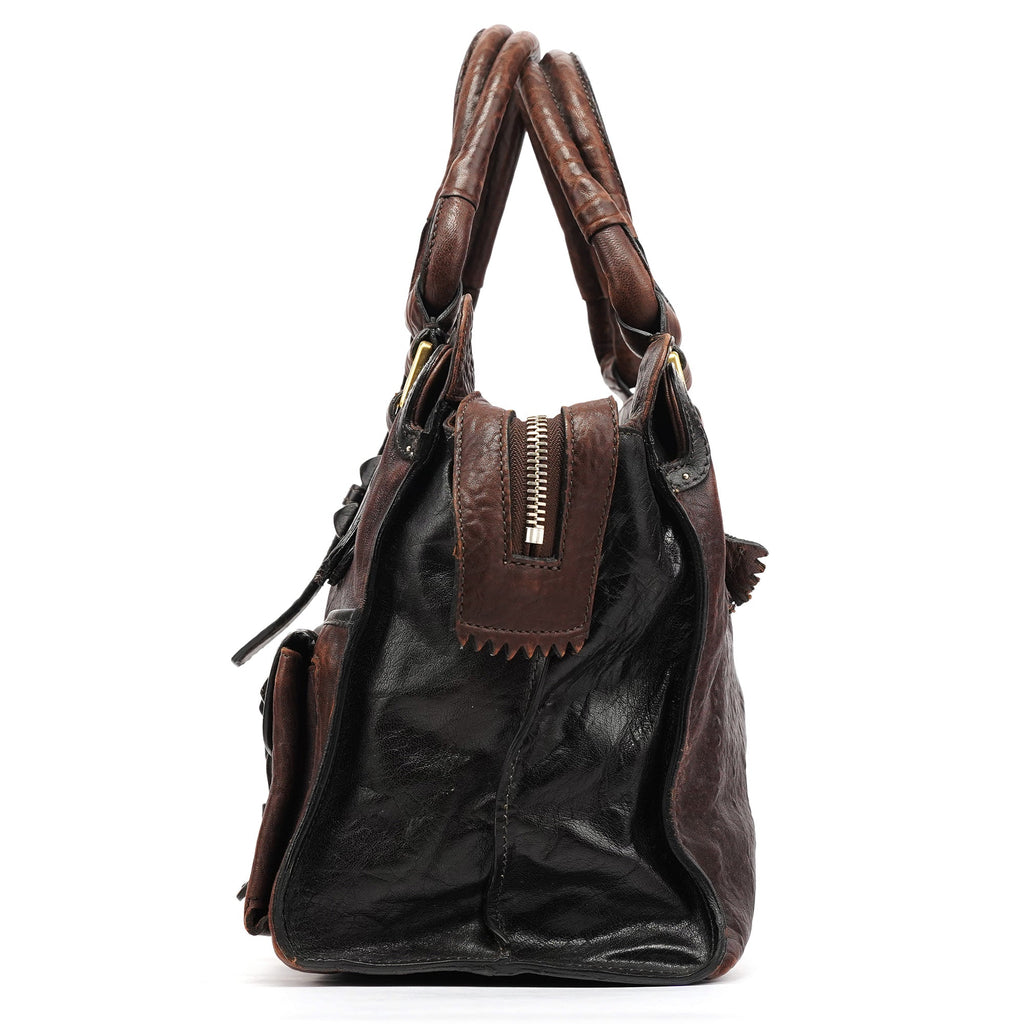 Brown Leather Tote Bag