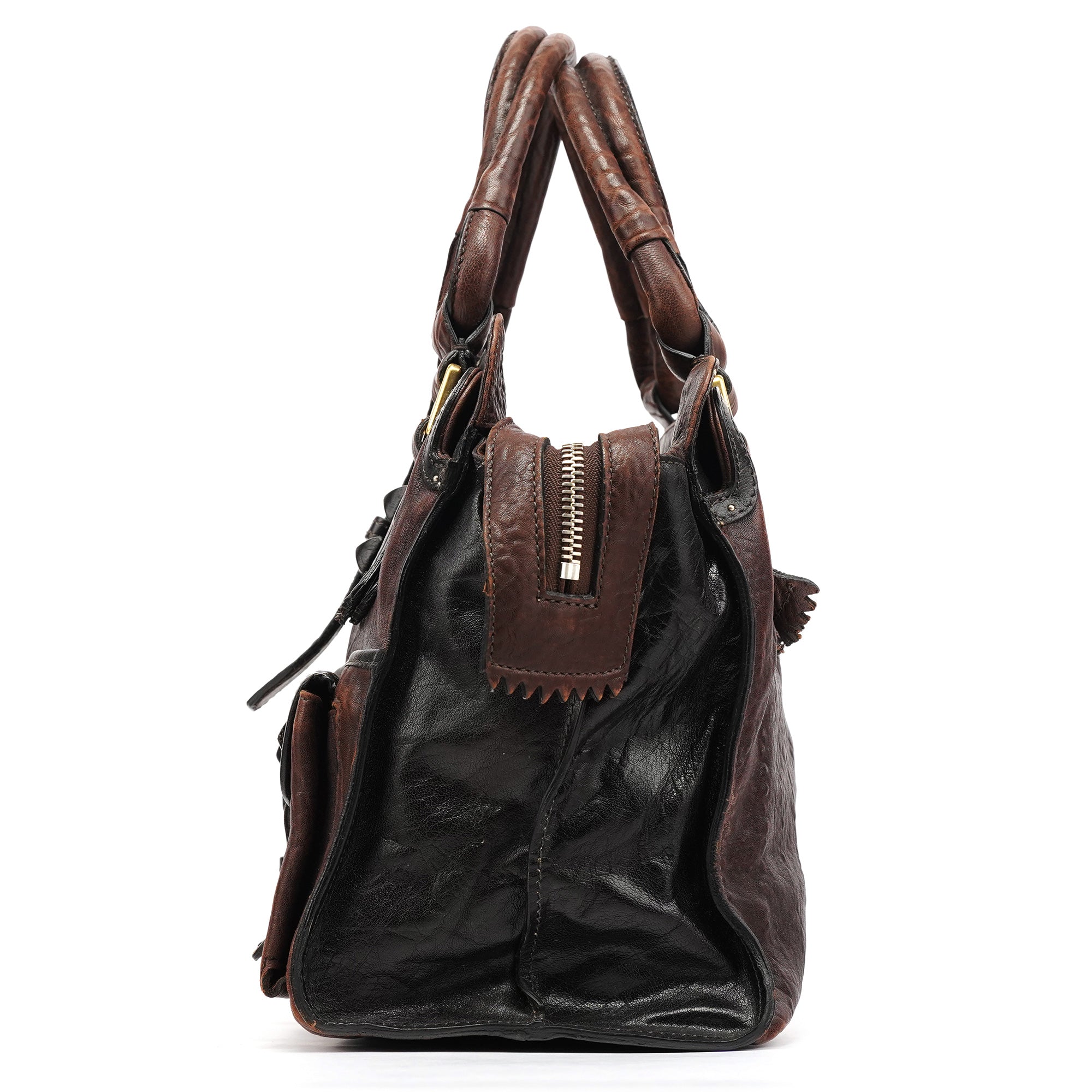 Brown Leather Tote Bag