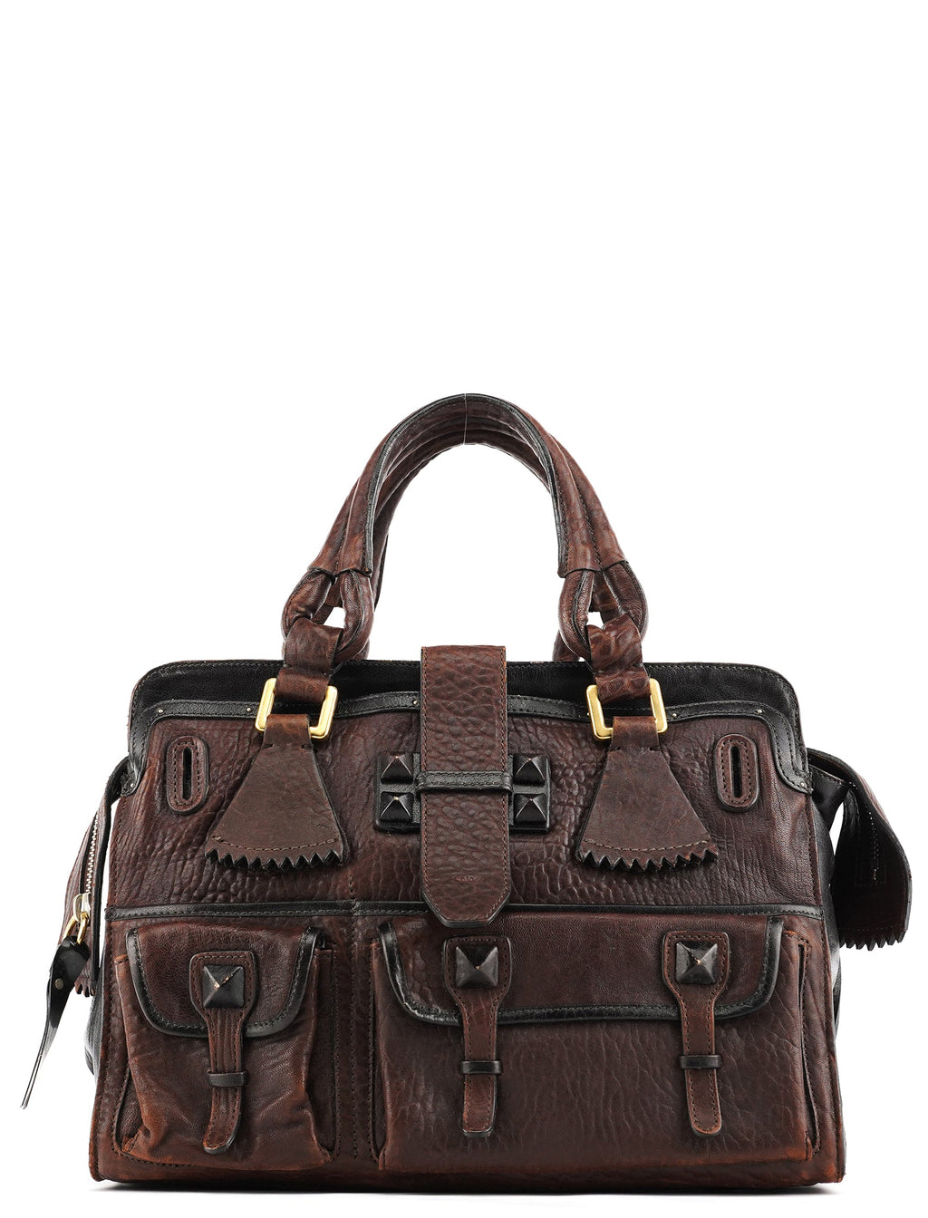 Brown Leather Tote Bag