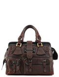Brown Leather Tote Bag