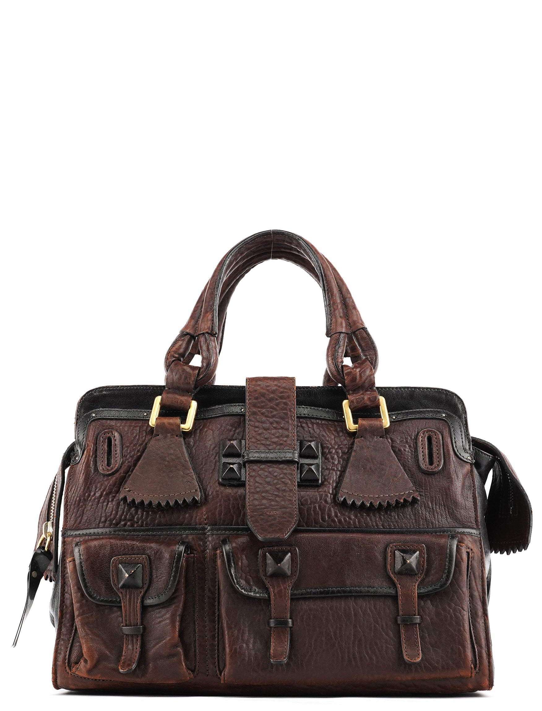 Brown Leather Tote Bag