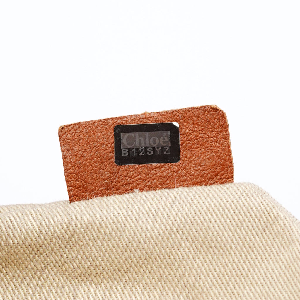Brown Navy Leather Paraty 2-Way Shoulder Bag