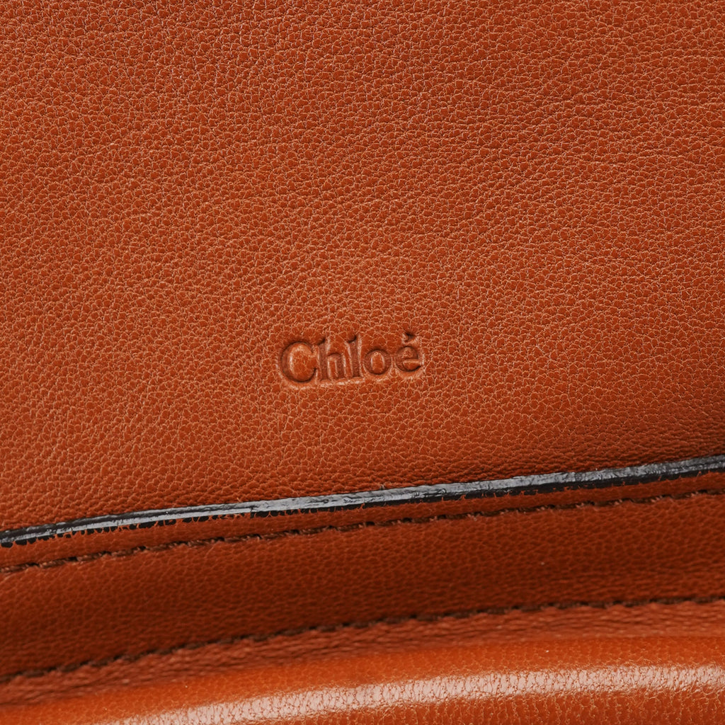 Brown Navy Leather Paraty 2-Way Shoulder Bag