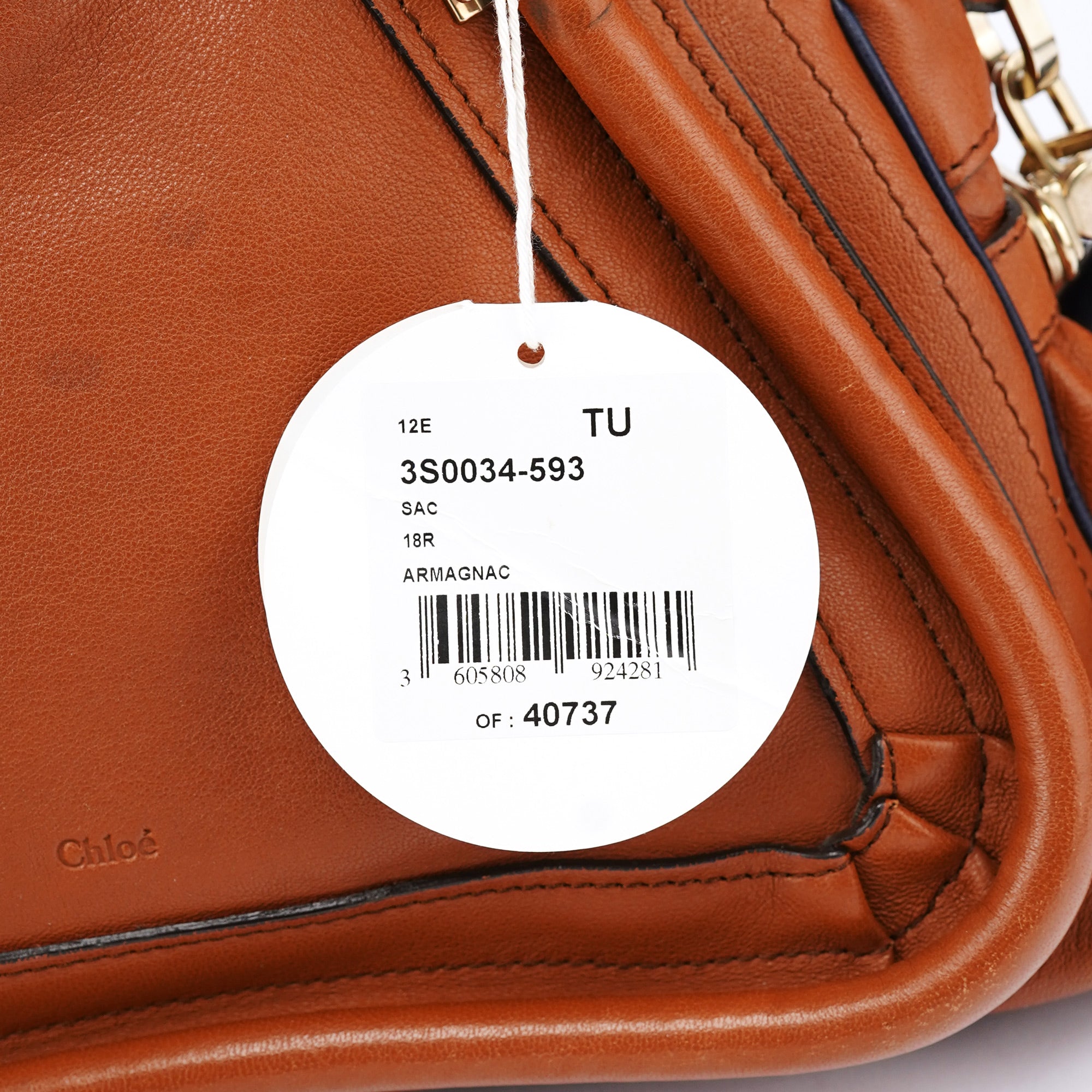 Brown Navy Leather Paraty 2-Way Shoulder Bag