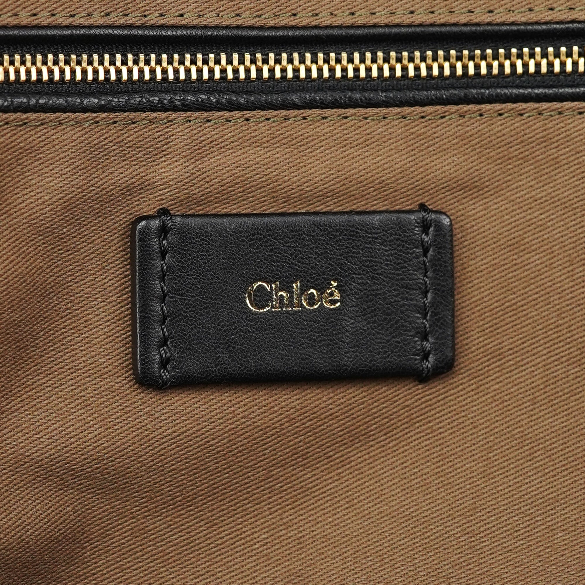 Brown Ostrich Leather Boston Bag