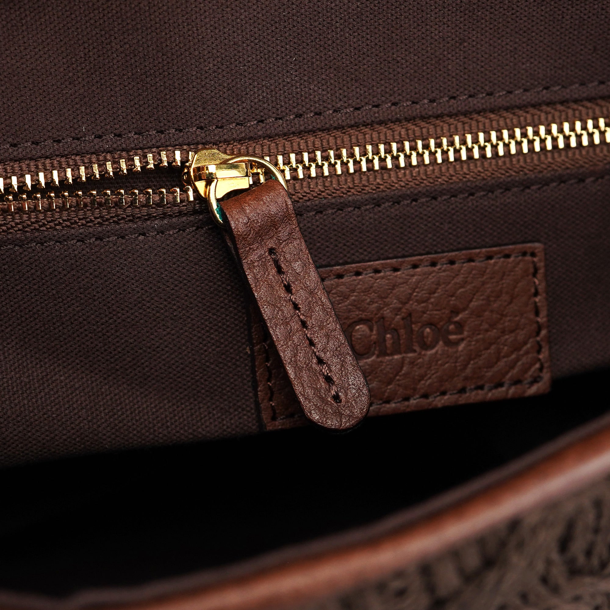 Brown Virgin Wool Shoulder Bag