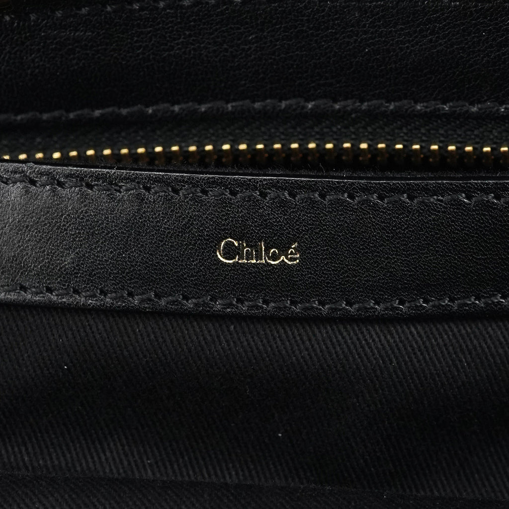 Burgundy Black Leather Alice 2-Way Bag