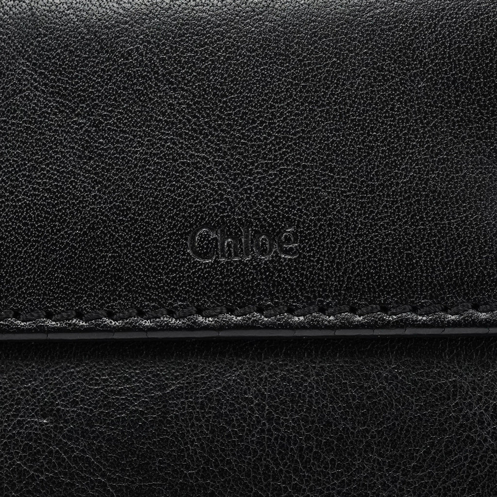 Burgundy Black Leather Alice 2-Way Bag