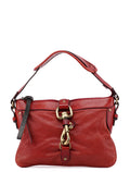 Burgundy Leather Kerala Shoulder Bag