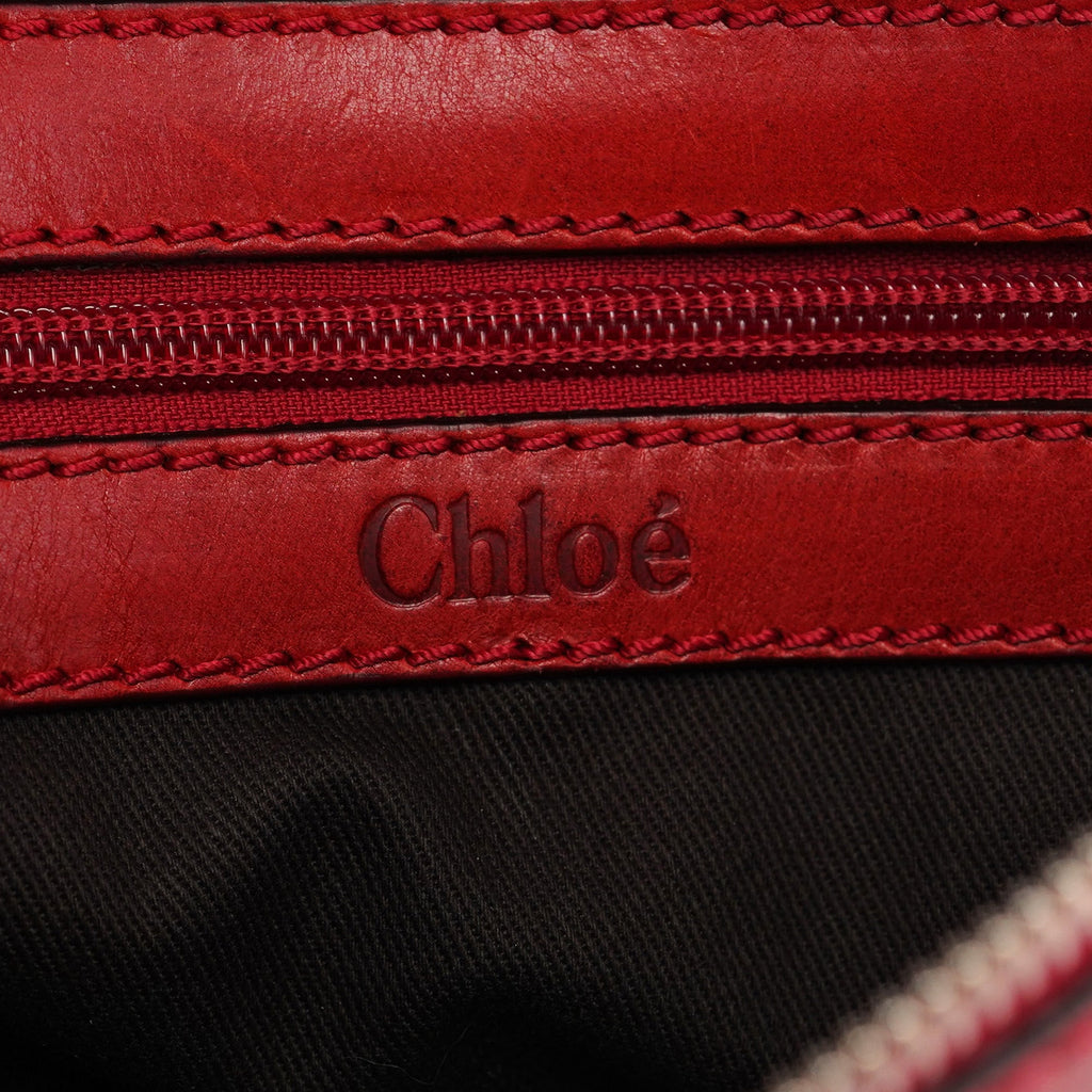Burgundy Leather Kerala Shoulder Bag