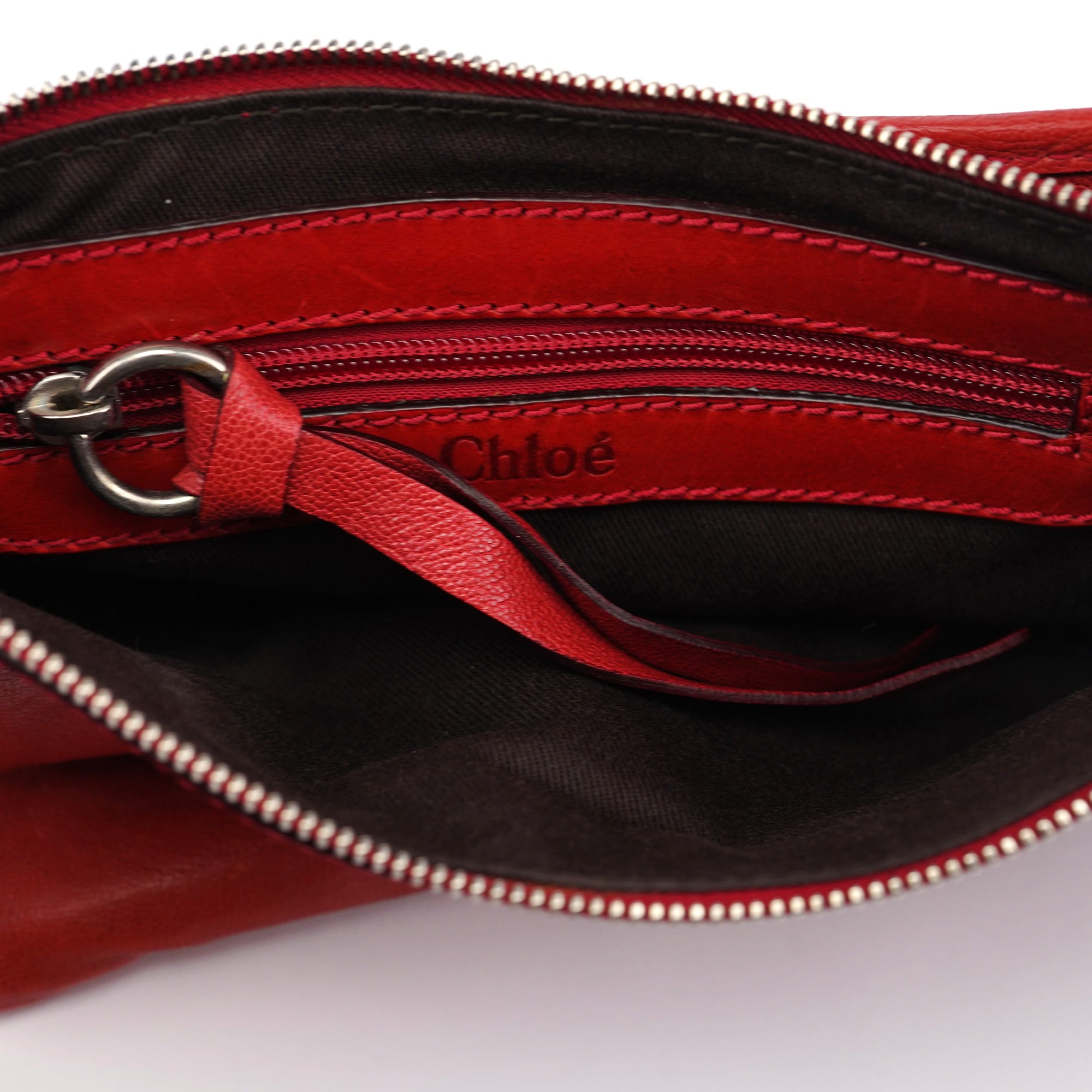 Burgundy Leather Kerala Shoulder Bag