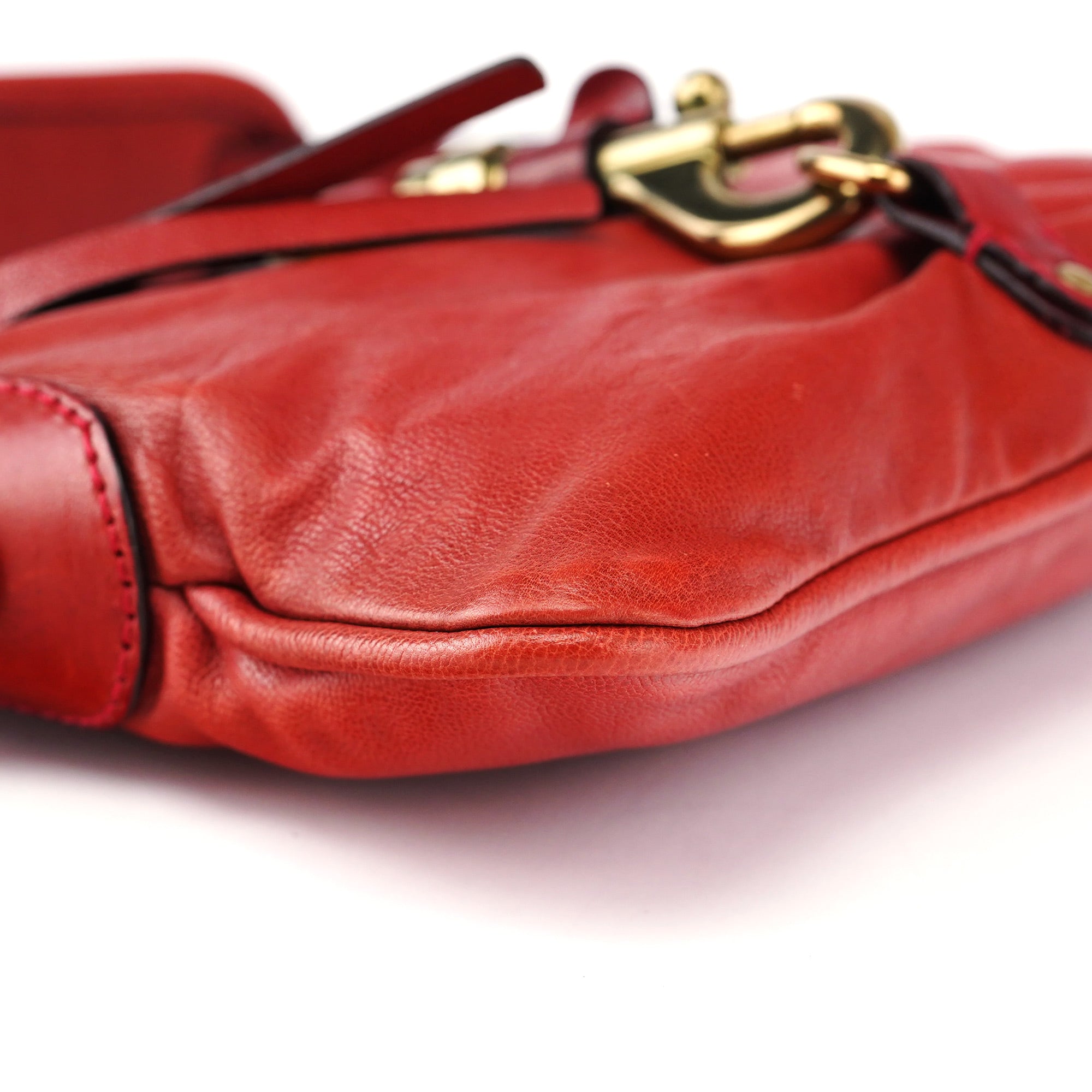 Burgundy Leather Kerala Shoulder Bag