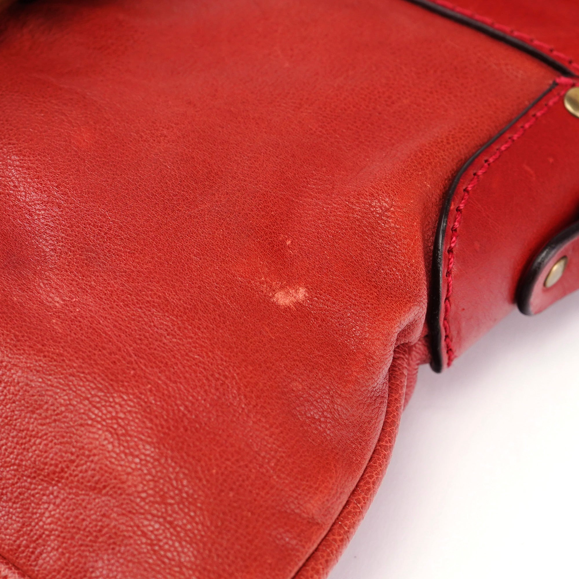 Burgundy Leather Kerala Shoulder Bag