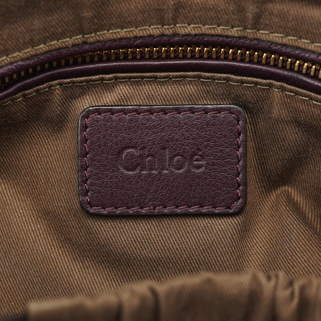 Burgundy Leather Marcie 2-Way Bag