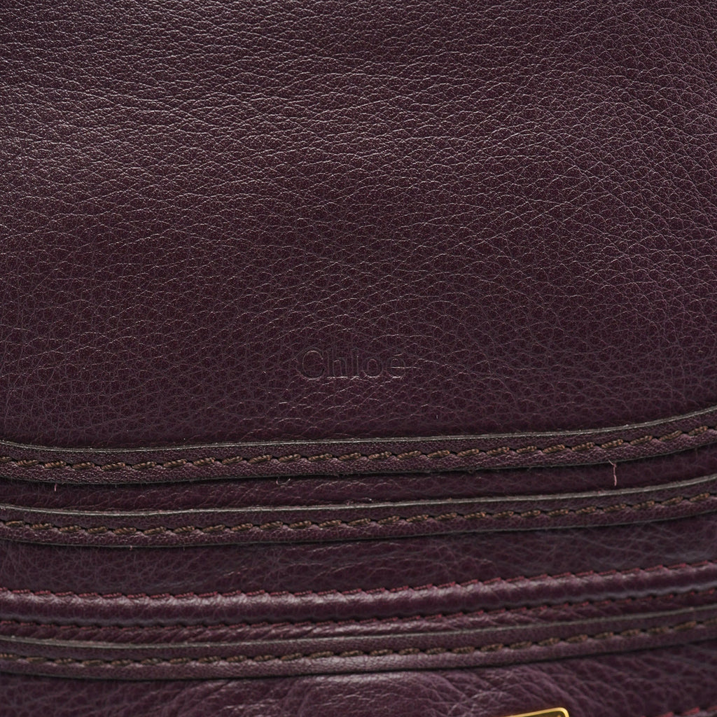 Burgundy Leather Marcie 2-Way Bag