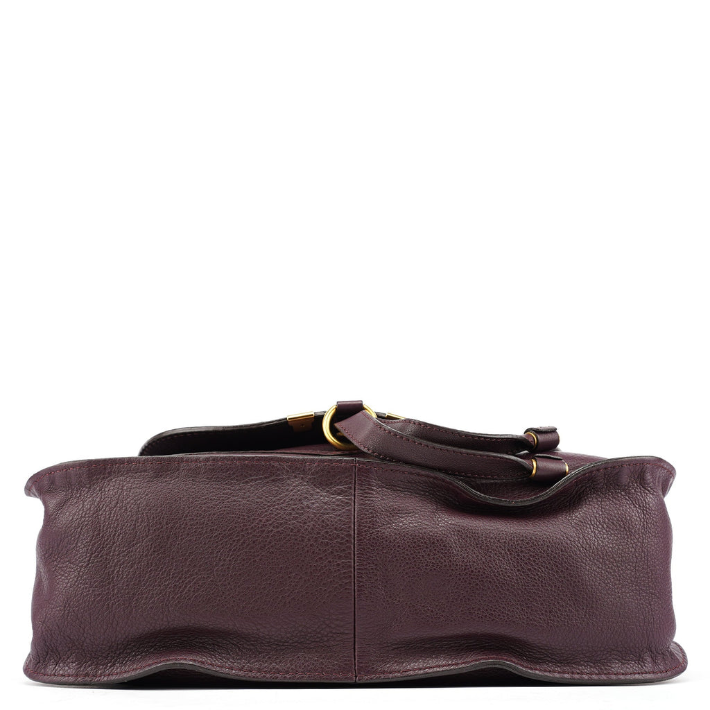 Burgundy Leather Marcie 2-Way Bag